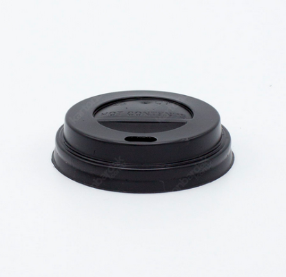 4oz Siyah Karton Bardak Kapağı